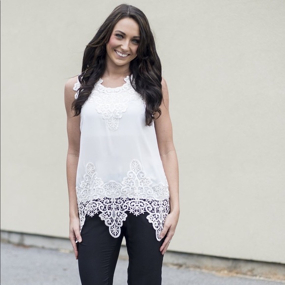 NWT - Lace Vintage Tank - Picture 3 of 3